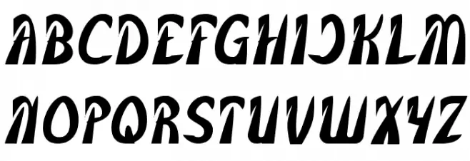 FROZEN ICE-Light Schriftart Groß