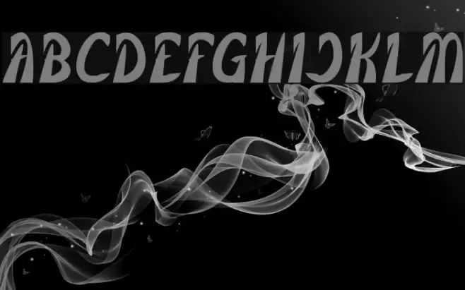 FROZEN ICE-Light Font examples