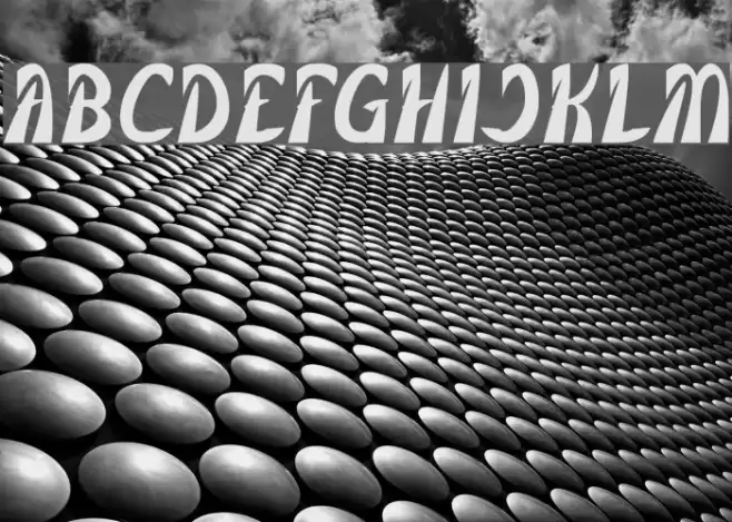 FROZEN ICE-Light Font examples