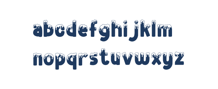 FROZENLAND Regular Lowercase
