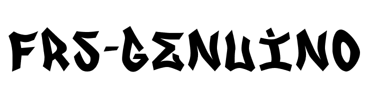 FRS-GENUINO Font