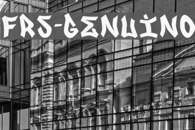 FRS-GENUINO Font examples