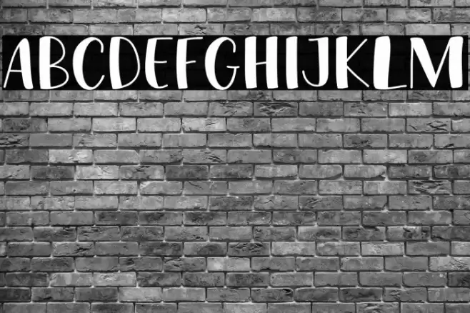 FRUIT BANANA Font examples