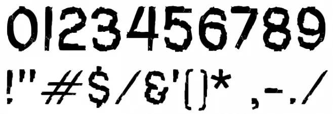 Frabotta Font OTHER CHARS