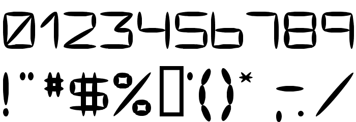 Fracksausen Font OTHER CHARS