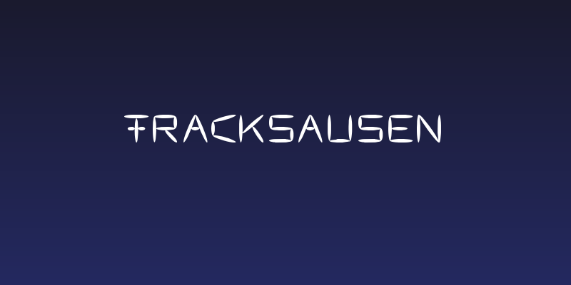 Fracksausen Social Header