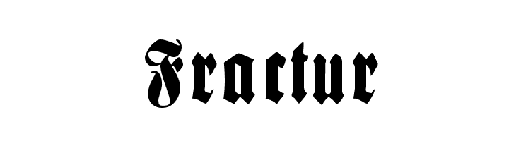 Fractur  Free Fonts Download