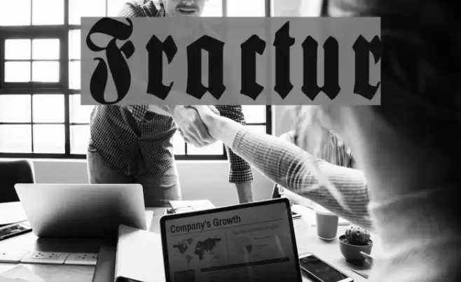 Fractur Font examples