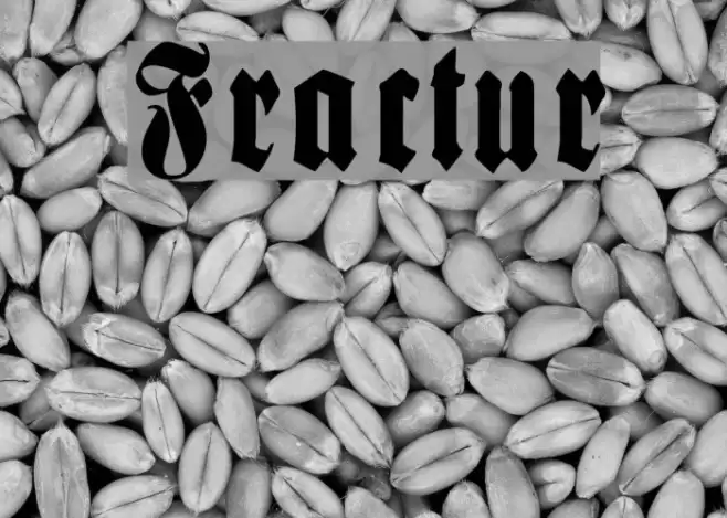 Fractur Font examples