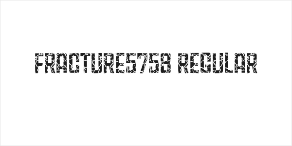 Fracture5758 Regular Logo