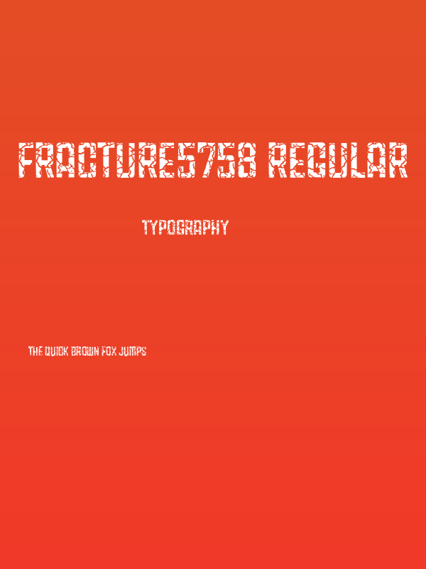 Fracture5758 Regular Poster