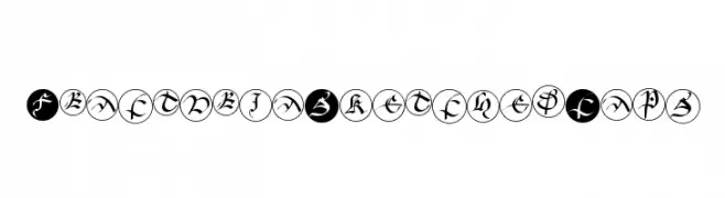 FracturiaSketchedCaps  font caratteri gratis
