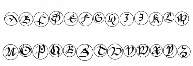 FracturiaSketchedCaps フォント 小文字