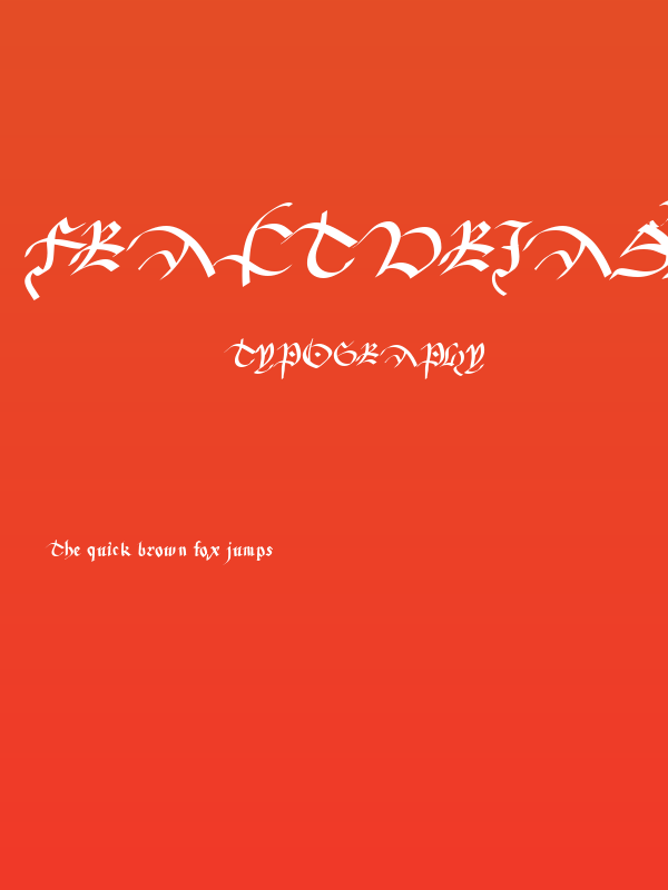 FracturiaSketched Poster