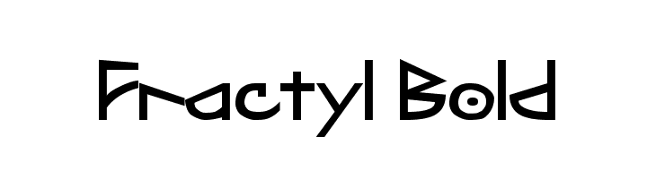 Fractyl Bold Font