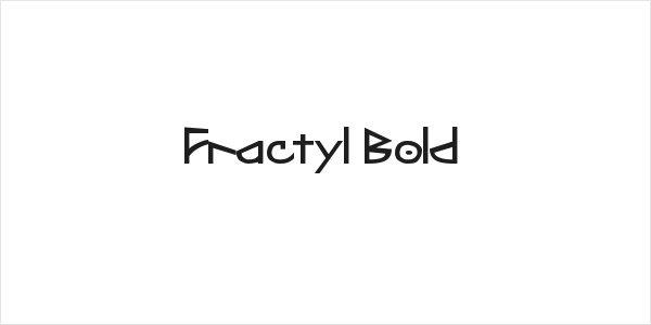 Fractyl Bold Logo