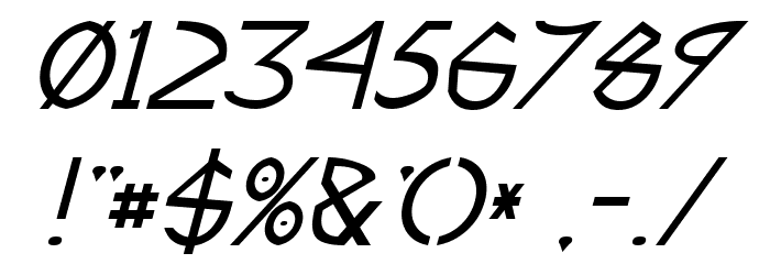 Fractyl Italic Font OTHER CHARS