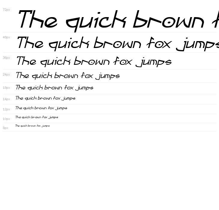 Fractyl Italic Waterfall