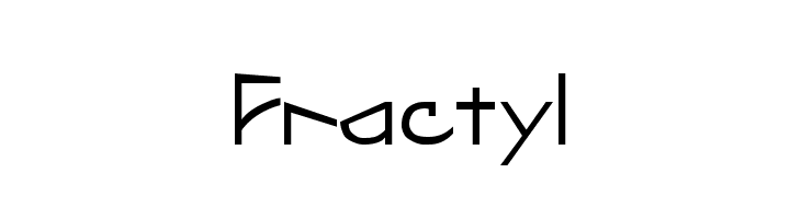 Fractyl  Descarca Fonturi Gratis