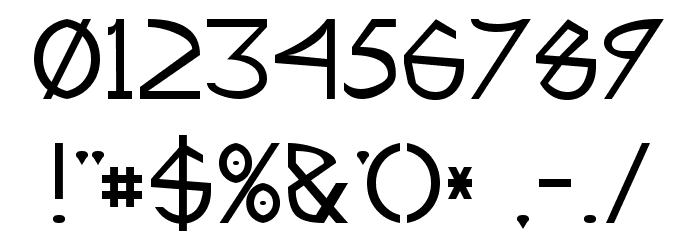 Fractyl Font OTHER CHARS