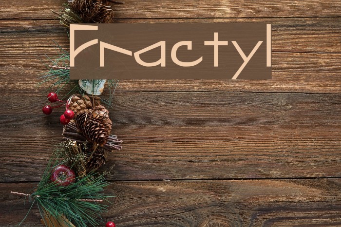 Fractyl Font examples