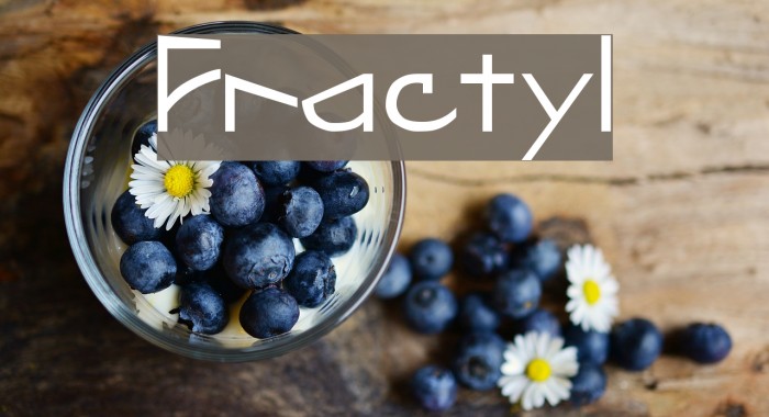 Fractyl Font examples