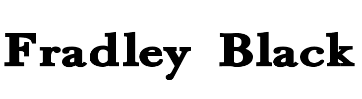 Fradley Black  font caratteri gratis