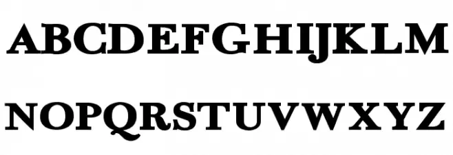 Fradley Black Шрифта ВЕРХНИЙ