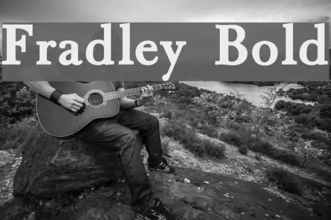 Fradley Bold Font examples