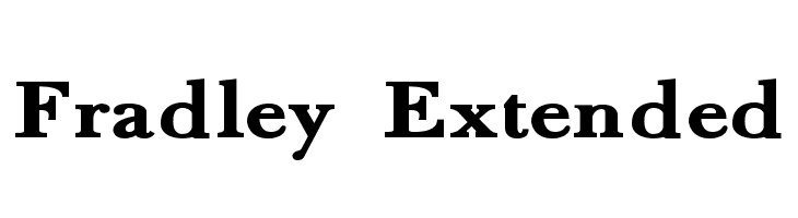 Fradley Extended  Free Fonts Download