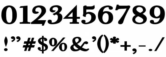 Fradley Extended Font OTHER CHARS