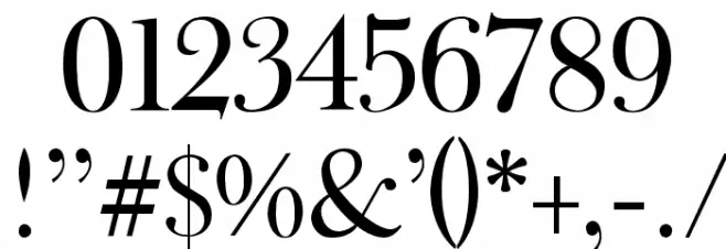 Fradley Font OTHER CHARS