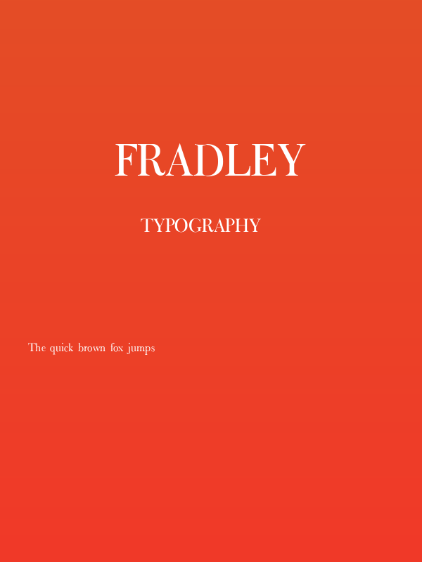 Fradley Poster
