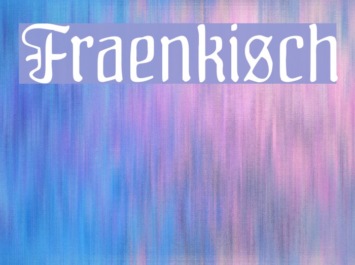 Fraenkisch Example 2