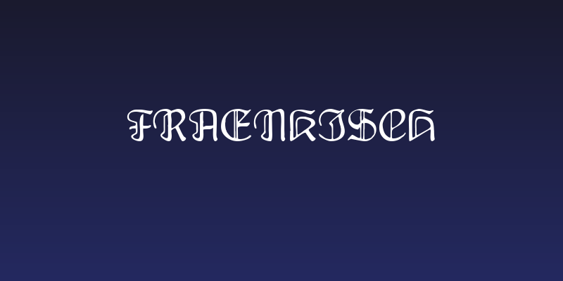 Fraenkisch Social Header