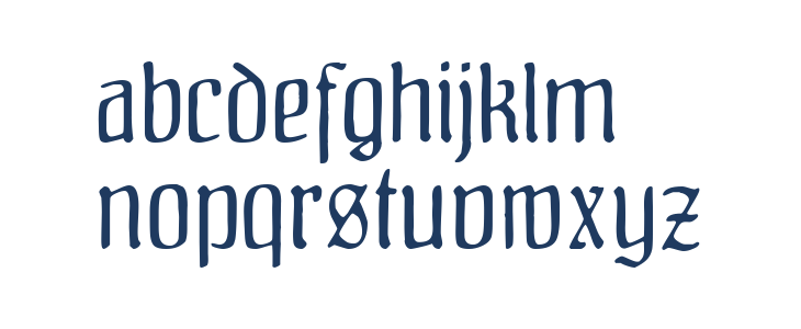 Fraenkisch Lowercase