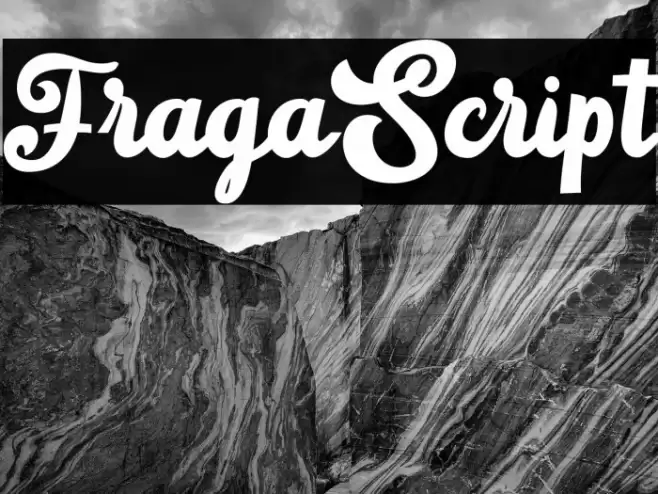 FragaScript Font examples