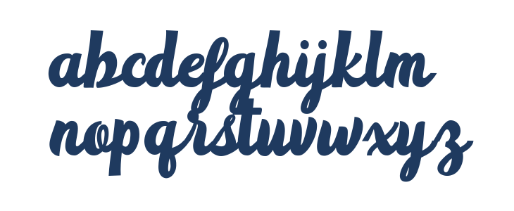 FragaScript Lowercase