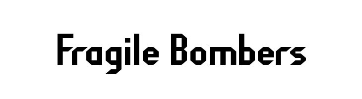 Fragile Bombers  免费字体下载