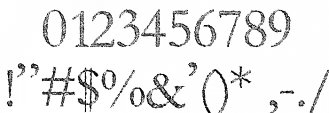 Fragile Decay Font OTHER CHARS