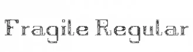 Fragile Regular  Fuentes Gratis Descargar