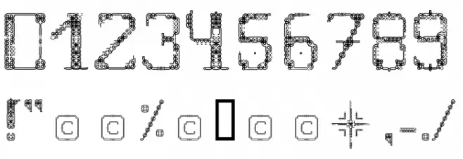 Fragile-Regular Font OTHER CHARS