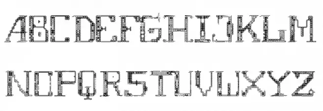 Fragile-Regular Schriftart Groß