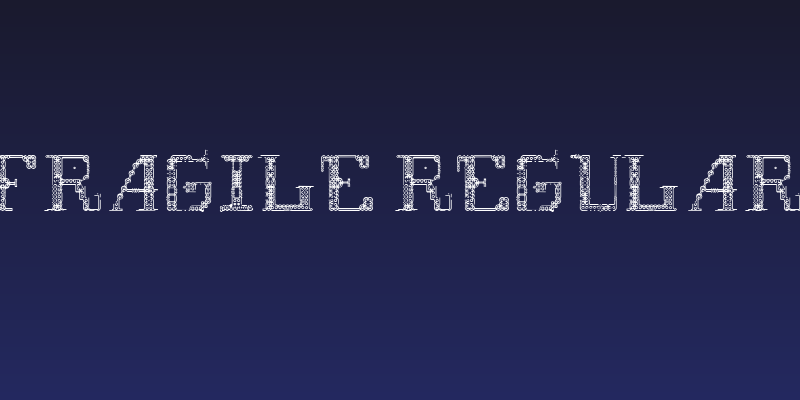 Fragile Regular Social Header