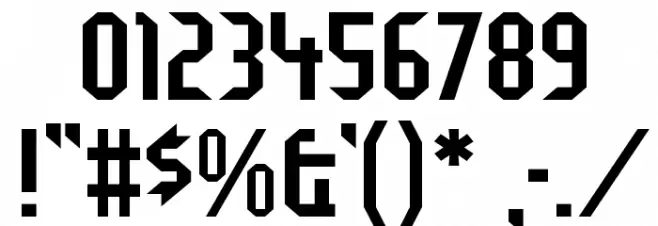 FragileBombers-Regular Font OTHER CHARS