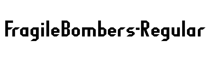 FragileBombers-Regular  لخطوط تنزيل