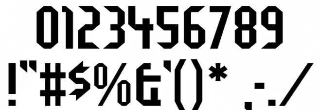 FragileBombers-Regular Font OTHER CHARS