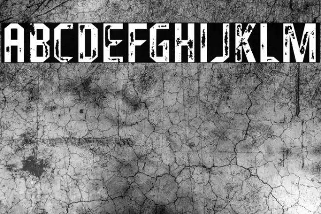 FragileBombersAttack-Regular Font examples