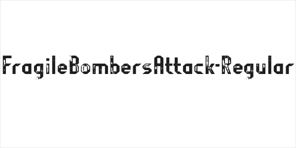 FragileBombersAttack-Regular Logo