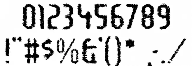 FragileBombersDown-Regular Font OTHER CHARS